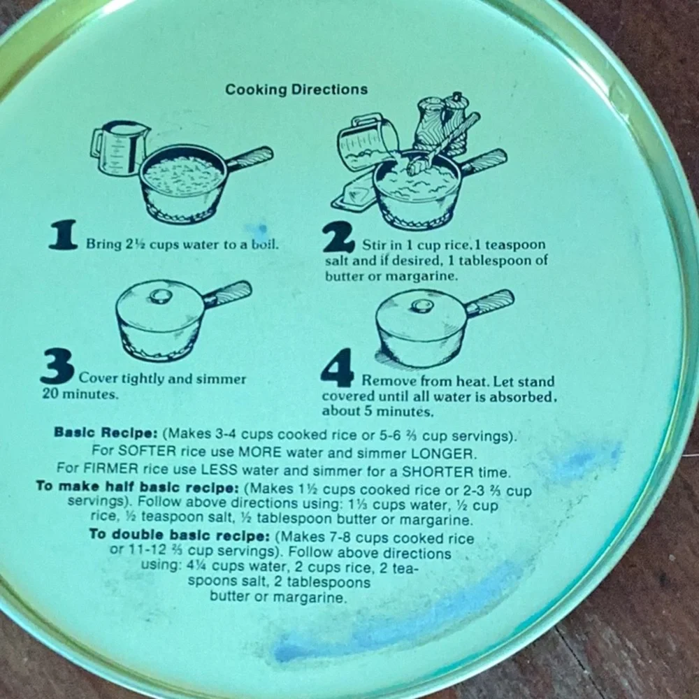 40th Anniversary Uncle Ben’s RICE TIN Canister, Vintage Collectible Tin VNVC
